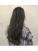 【amule hair】グレーベージュ×バレイヤージュスタイル