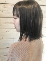 ベルクープス 天王寺店(Belle Coupes)&nbsp;【ベルクープス天王寺】垣谷千佳ダークグレー切りっぱなしボブ