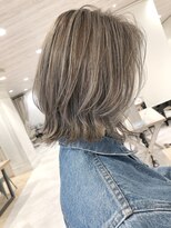 パーク(PAAQ) 【paaq田中】ウルフボブ×極細ハイライト