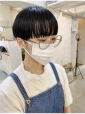 ぴたっと収まるショートマッシュ
