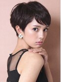 フレンチショート/前髪あり/30代.40代.50代/髪質改善