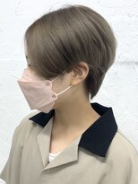 プライズ 表参道原宿店(prize)&nbsp;刈り上げ女子、ショート、ツーブロック、ブリーチカラー