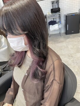 リーオオサカ(Lee Osaka) 【Lee大阪店】アッシュベージュ×モーヴピンク/新出奈津樹