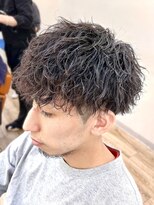 ベーア(Bar)&nbsp;ツイストスパイラルパーマツイストパーマ刈り上げマッシュ波打ち