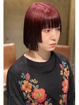 リブロ(liblo) ダブルラインボブ × ルーツピンク【liblo】