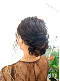 結婚式およばれヘアアレンジ♪