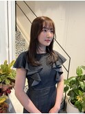 ベージュカラー×フェイスレイヤー(お客様スタイル)