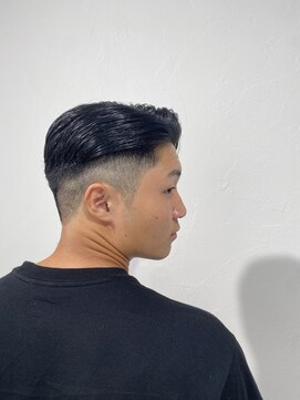 レンゲン(LENGEN) 束感刈り上げビジネス七三ツーブロックアップバング１２１５