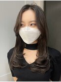 韓国レイヤー/韓国風/ボブ/髪質改善/黒髪/ブリーチなし〔池袋〕