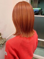 イルウィ(irwi)&nbsp;【韓国風】LESSERAFIM　ユンジン風　オレンジカラー