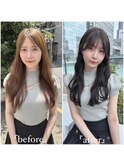 10代20代30代◎似合わせ 小顔 ワンカール 髪質改善 韓国 新宿