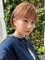 アンバー 池袋(amber)&nbsp;オリーブベージュ/ボブ/レイヤーカット[池袋駅]