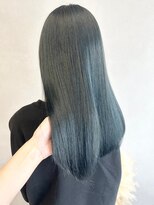 ミュラ(mulah)&nbsp;ブリーチなし透明感カラーブルージュ＊艶感ストレートロング