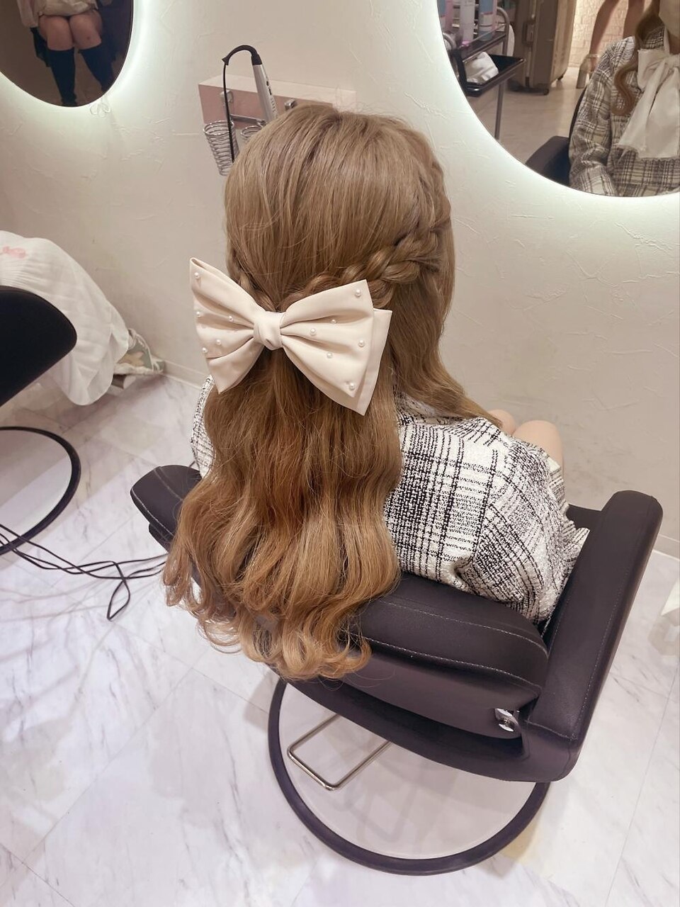 ハーフアップ/梅田ヘアセット：L213094879｜クラン 梅田店(clan)のヘア