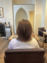 フーチー クーチー アマティー 豊中店(FUCHI KUCHI amati)&nbsp;@fuchi_kuchi.okada［豊中髪質改善ミルクティーベージュカラー］