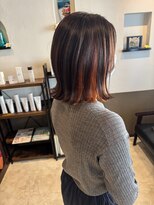 レオ(LEO)&nbsp;インナーカラー　アプリコットオレンジ