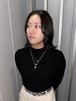 ボアップ 京橋店(boappu)&nbsp;#ミディアム#暗髪#ダークブラウン#センター分け