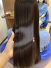【脱・縮毛矯正】髪質改善ジェルストレートカットー18800円→16800円