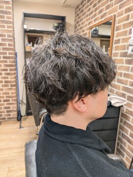 メンズナチュラルパーマスタイル