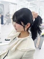 アマトウキョウ アユンチェ(AMA TOKYO×AYUNCHE) 韓国ヘア 2wayバング レイヤーカット くびれヘア 顔周り/