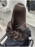 チョコレートアッシュ×レイヤーカット【chisato】