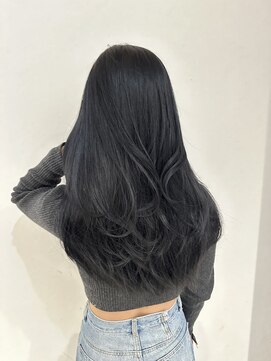 アクション 心斎橋店(ACTION) 20代30代ワンカールレイヤー　アッシュグレー　韓国ヘア