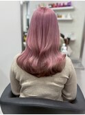13443ブリーチ＆ダブルカラー韓国レイヤーラベンダーピンク
