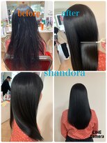 ヘアメイク アンティ ハイブリット縮毛矯正/リチャージトリートメント仕上げ(^^)/♪