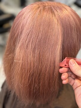 スティル ヘアアンドアイラッシュ(STILL hair&eyelash) 【水山】大人かわいいピンクベージュ