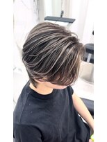 メゾン 心斎橋店(Maison)&nbsp;メンズバレイヤージュ/ホワイトブロンド/ハイライト