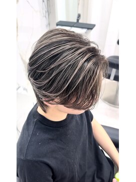 メゾン 心斎橋店(Maison) メンズバレイヤージュ/ホワイトブロンド/ハイライト