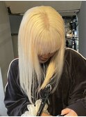 ブロンド/抜きっぱなし/ハイトーン/ブリーチ/渋谷/原宿