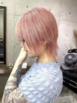 ダンク(DUNK)&nbsp;ホワイトピンク/ハイトーンショート