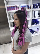 エアー 銀座タワー(AIR)&nbsp;【藤岡】ポップカラー×編み込みアレンジ