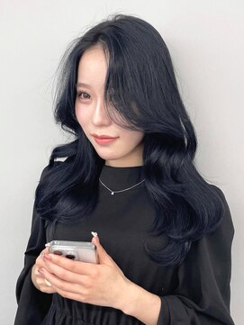 エル バイ アンキシム(elu by AHNKISM) 韓国風レイヤーカット顔まわりくびれオルチャン 心斎橋