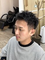 アイヴィー 池袋(IVY)&nbsp;ピンパーマでつくる無造作スパイキーショート[メンズ/池袋駅前]