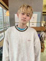 ティムヘアー(tim hair)&nbsp;▲マッシュショート×ホワイトブロンド▲tim hair