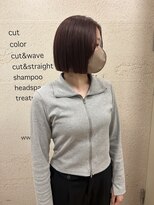 モリオ フロム ロンドン サッポロファクトリー店(morio FROM LONDON) morio 骨格矯正カット 札幌ボブ 暖色カラー