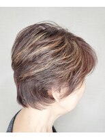 松本平太郎美容室 国立店 40代50代60代×ショートレイヤー×イノアカラー×ハイライト