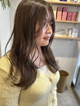 リタ(rita.) 大串　レイヤーロング　ベージュ