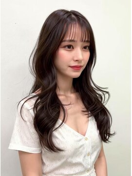 ブロウ ネックス ザ サロン 表参道(VLOW nex the salon) 韓国ヘア/透明感カラー/小顔に見せる顔まわりカット/ミディアム