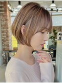 20代30代40代ナチュラル大人可愛いショートボブスイル