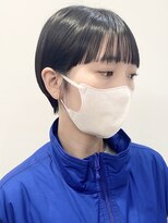 モリオフロムロンドン 松戸店(Morio from London)&nbsp;【morio松戸 石山】黒髪大人ショート耳掛けショートワイドバング