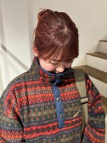 ナリー 裏寺(Nary)&nbsp;オレンジカラー＋アレンジ/平/Nary裏寺/京都美容室