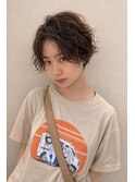 大人可愛いニュアンスショートパーマ　#ニュアンスパーマ