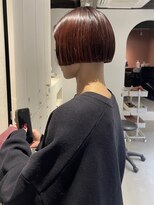 エト 梅田(eto) 赤髪に口角ラインのミニボブ~!