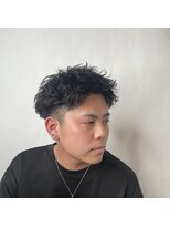 シンバ(Simba)&nbsp;短髪ツイストスパイラルパーマスパイキーショートパーマメンズ