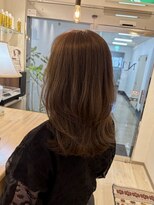 ニコヘアデザイン(NICO hair design) グレージュ×切りっぱなしレイヤー