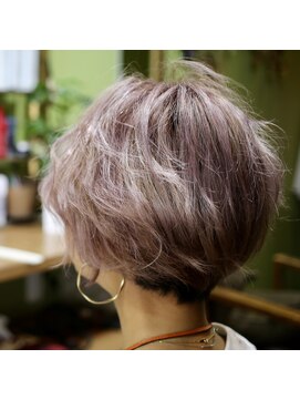 ナウアンドゼン(Now&Then) ピンクベージュボブ♪