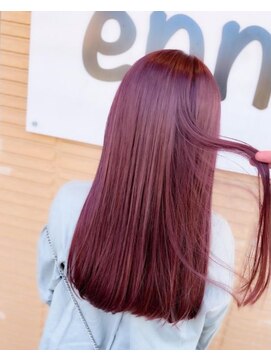 エン(enn) 【enn】ダブルカラー×ピンク